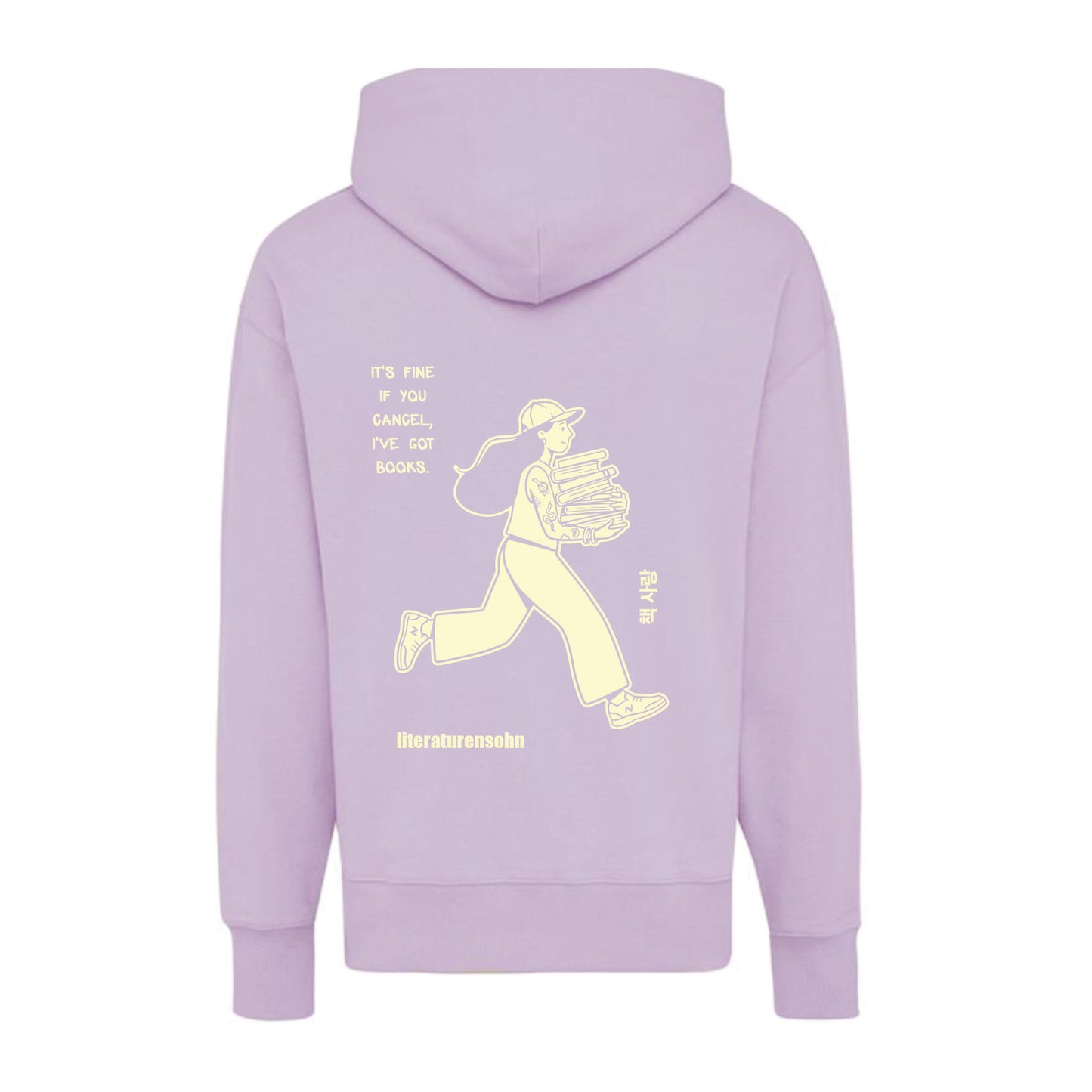 i'VE GOT BOOKS hoodie | flieder