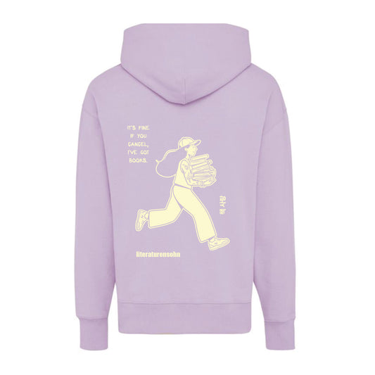 i'VE GOT BOOKS hoodie | flieder