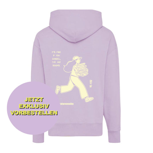 i'VE GOT BOOKS hoodie | flieder