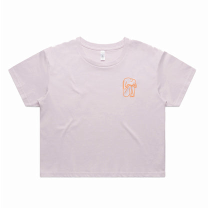 I SHOULD HAVE STAYED HOME AND READ crop shirt