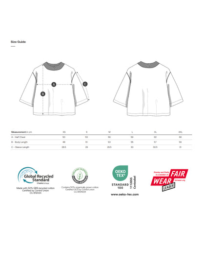 BOOKS & SILENCE - crop shirt