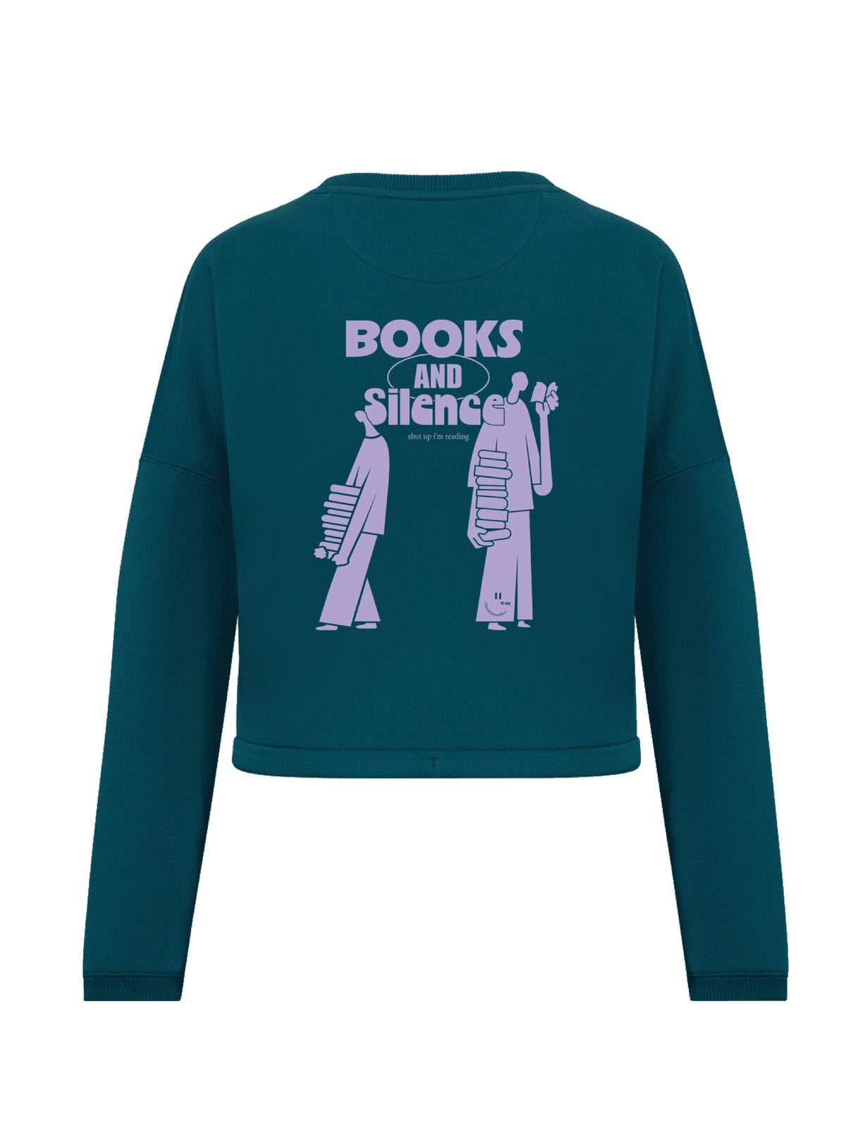 BOOKS & SILENCE - crop top