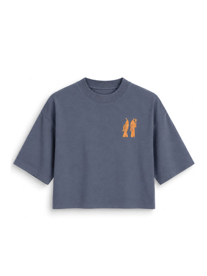 I SHOULD HAVE STAYED HOME - crop shirt