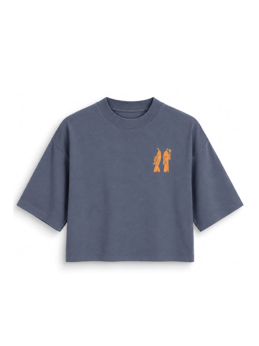 I SHOULD HAVE STAYED HOME - crop shirt