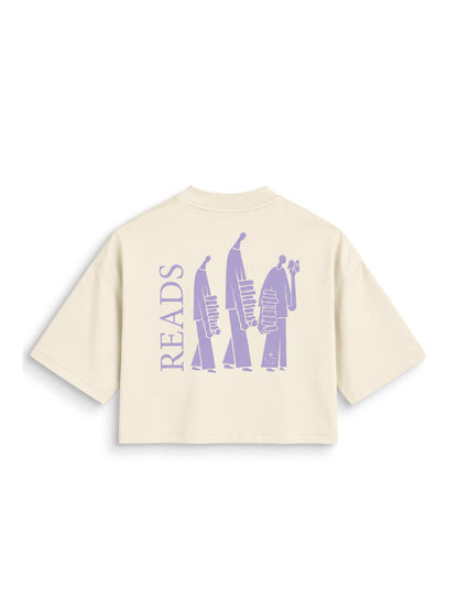 BOOKS & SILENCE - crop shirt