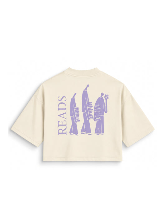 BOOKS & SILENCE - crop shirt