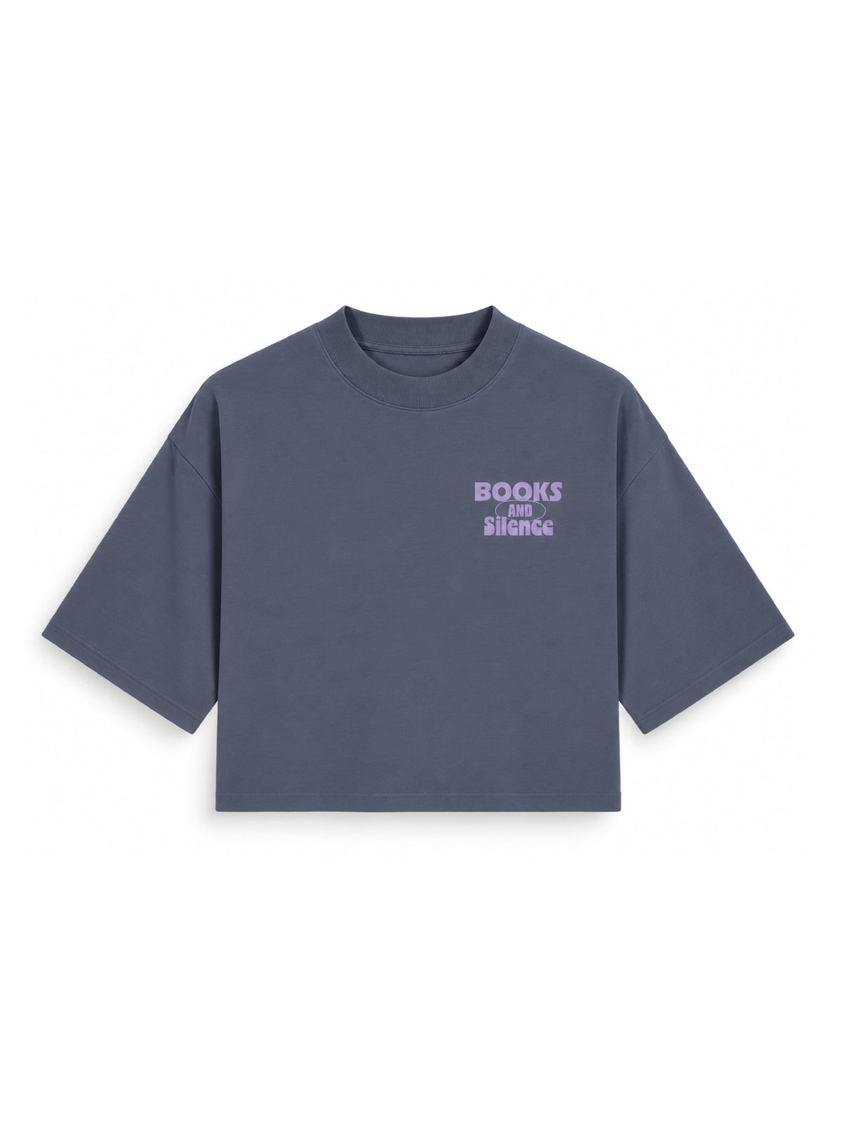 BOOKS & SILENCE - crop shirt