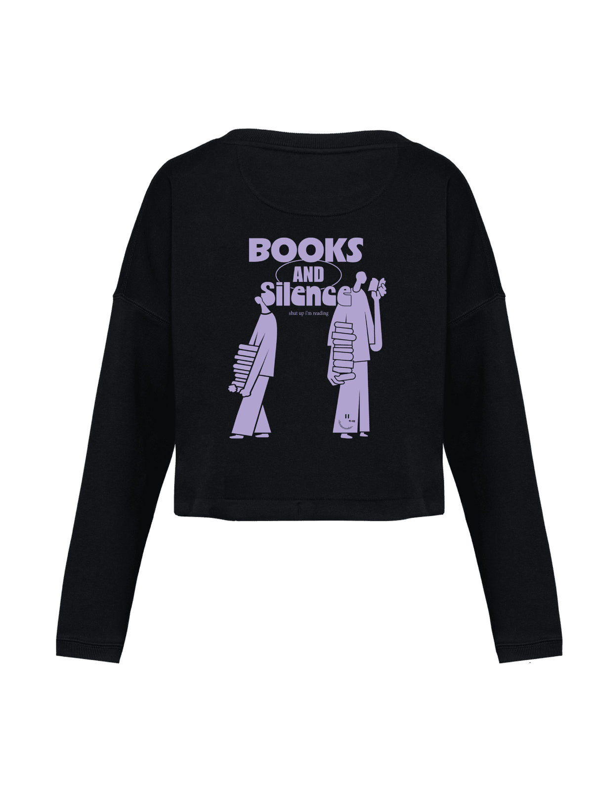 BOOKS & SILENCE - crop top