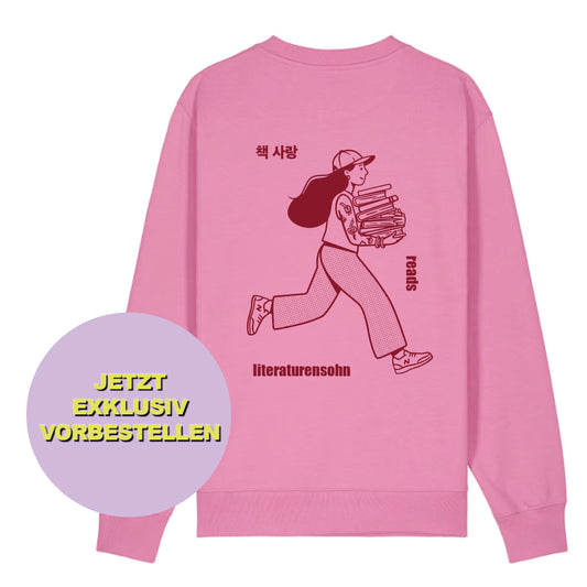 READ MORE BOOKS crew neck