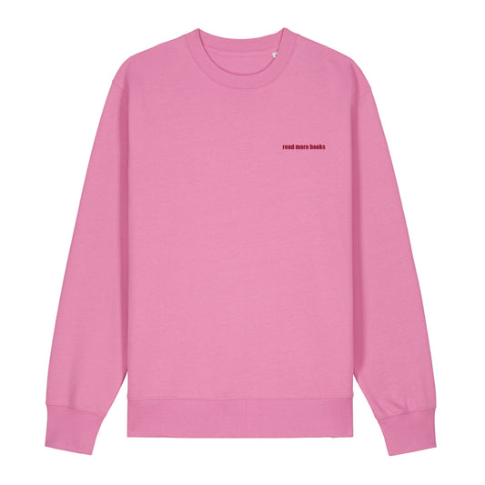READ MORE BOOKS crew neck