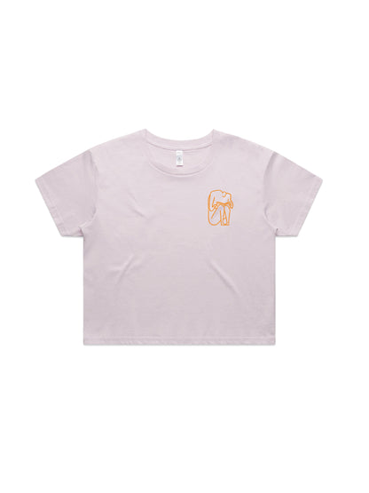 I SHOULD HAVE STAYED HOME AND READ crop shirt