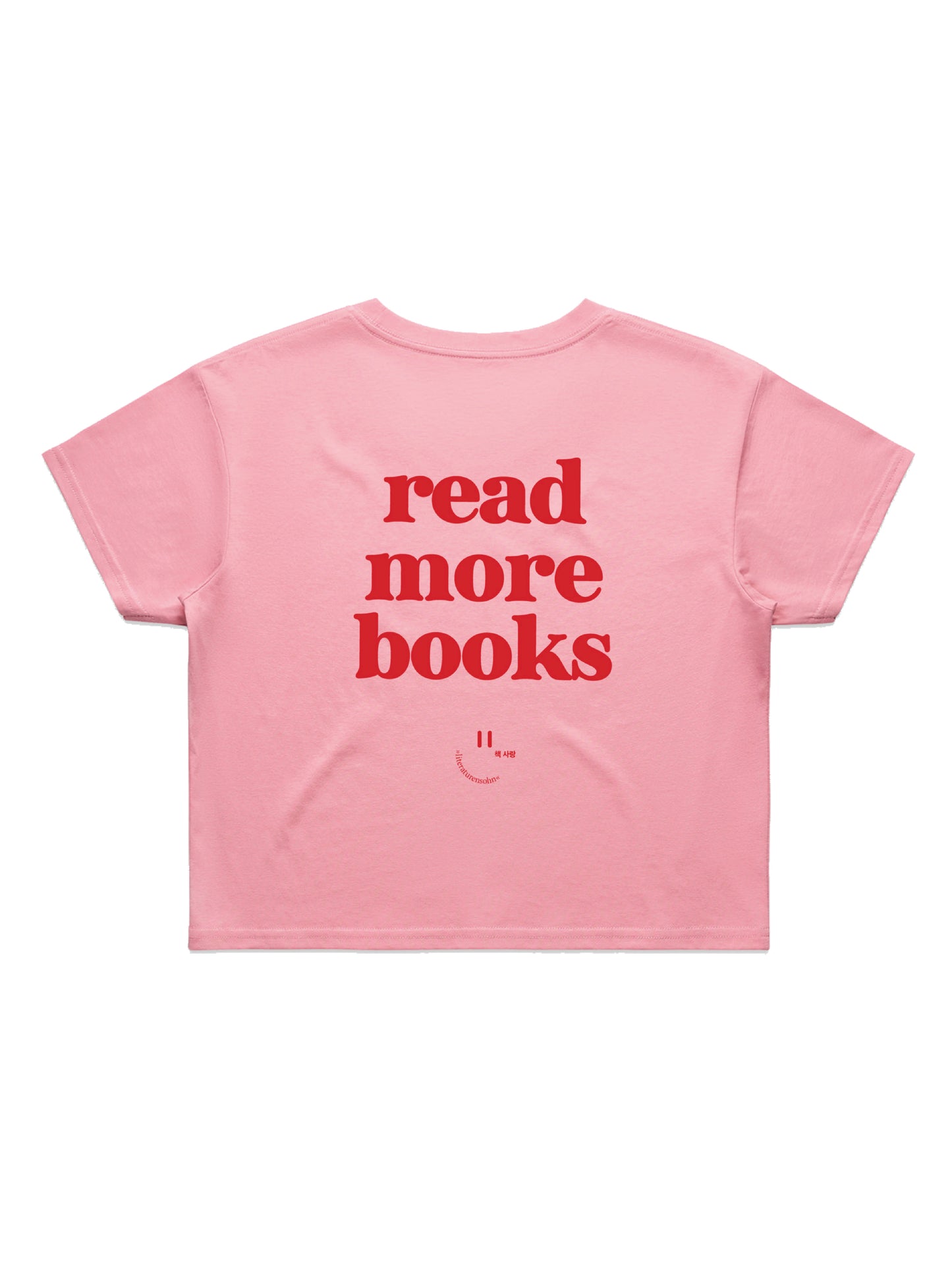 READ MORE BOOKS crop top
